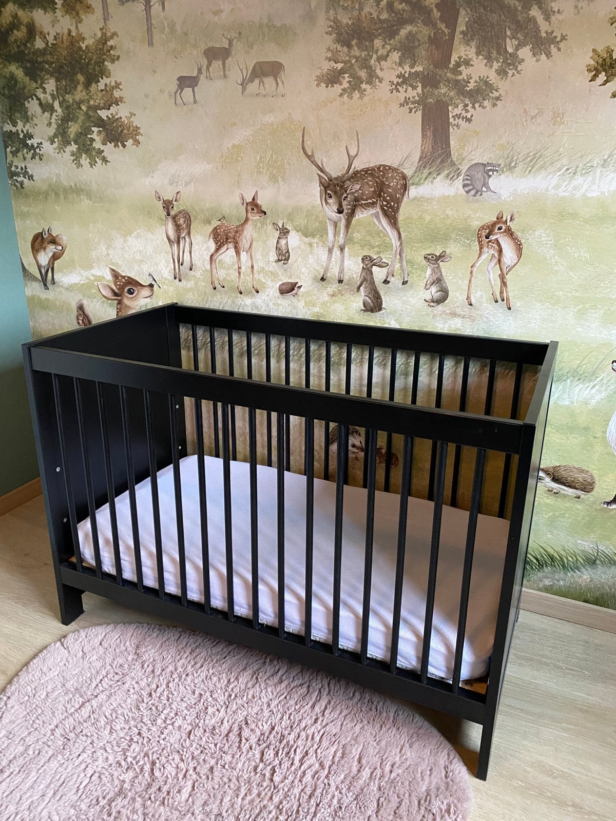 Babypark babybed 120-60 Vittoria + zeer nette Aerosleep matr, Ophalen, Zo goed als nieuw, Ledikant