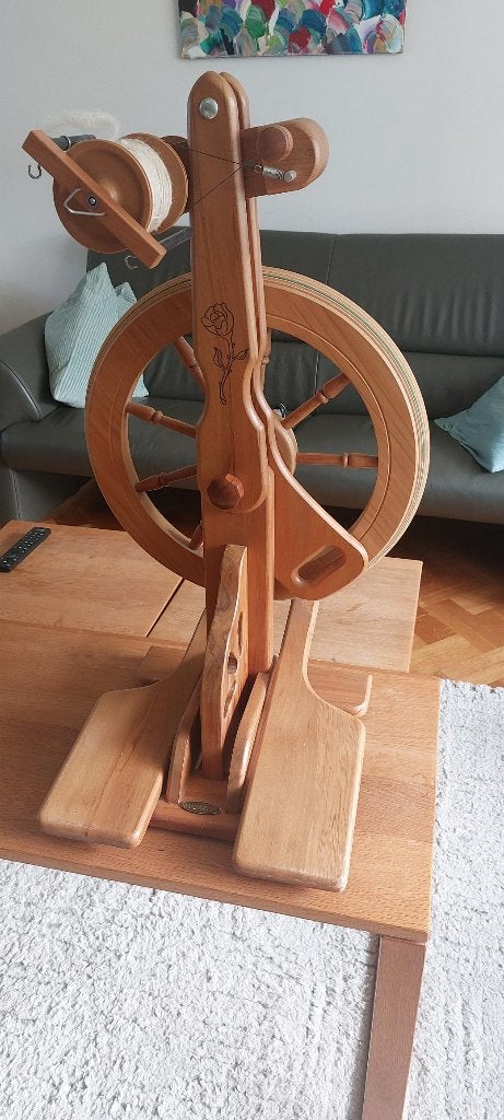 Majacraft spinnewiel, Ophalen, Zo goed als nieuw, Spinnewiel