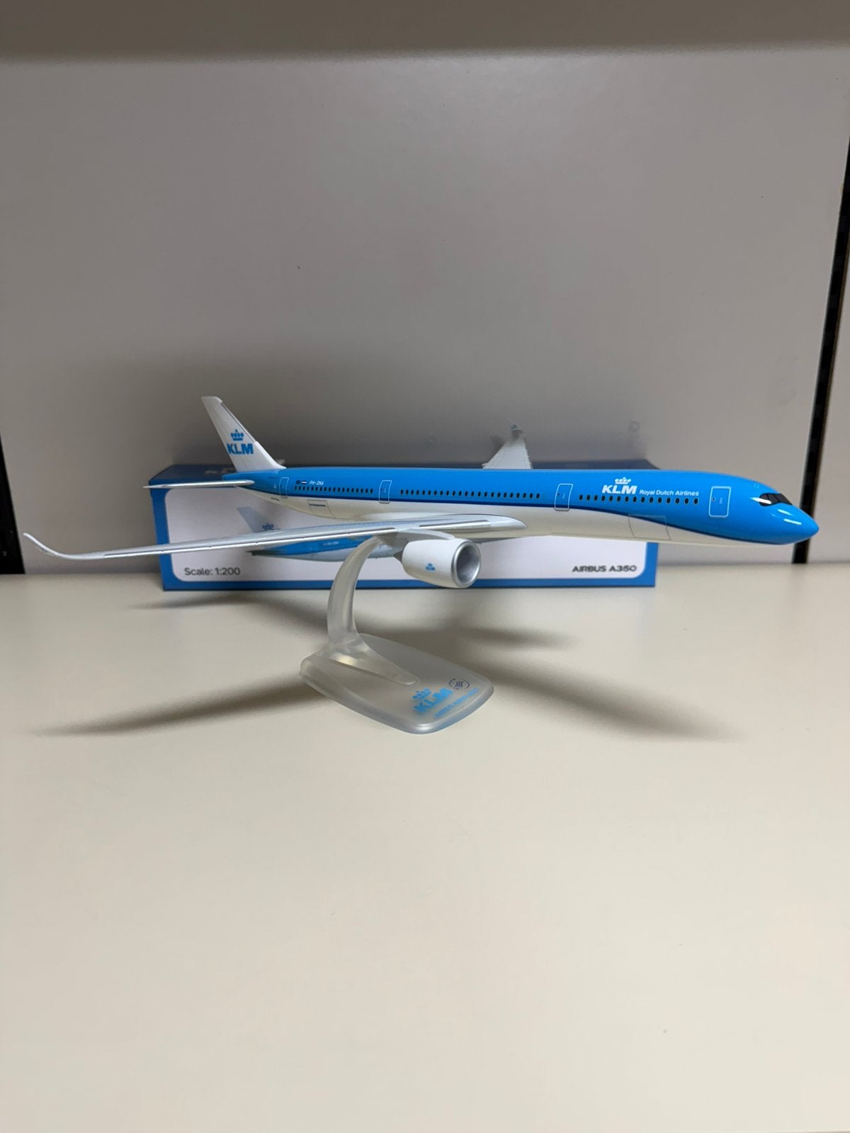 NIEUW! 1:200 schaalmodel KLM Airbus a350-900 PH-ZNA, Ophalen of Verzenden, Nieuw, Schaalmodel