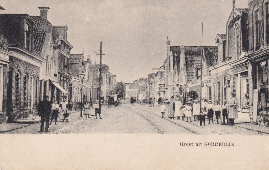 Gorredijk, Volk, 1912., Verzenden, Voor 1920, Gelopen, Friesland