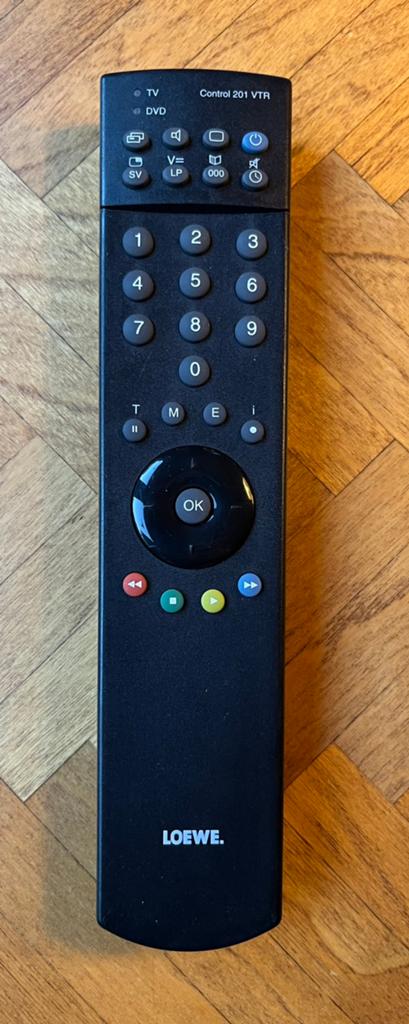 Loewe 201-VTR remote afstand, Audio, Tv en Foto, Afstandsbedieningen, Ophalen of Verzenden, Zo goed als nieuw