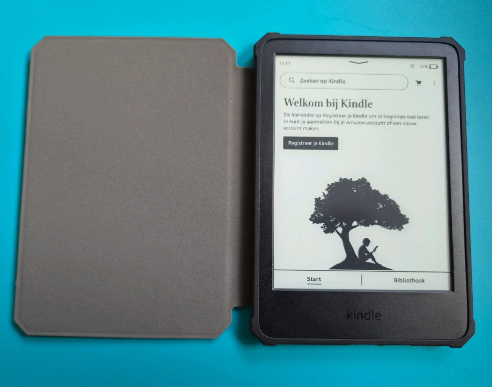 Amazon Kindle 11th generation ereader met hoesje, Computers en Software, E-readers, Gebruikt, Verzenden, Bluetooth, 6 inch of minder