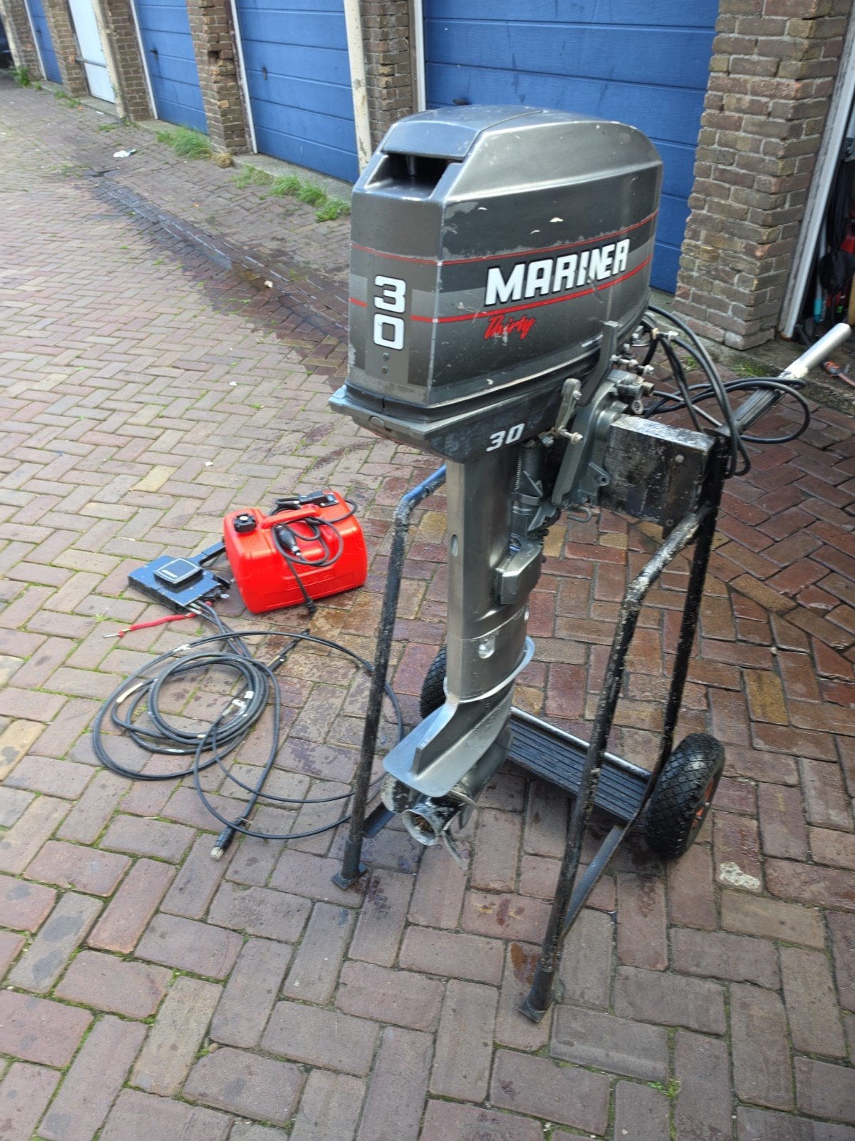mercury marinar 30 pk 2takt autolube langstaart elktrich, Ophalen of Verzenden, Zo goed als nieuw, Met afstandsbediening, 30 pk of meer