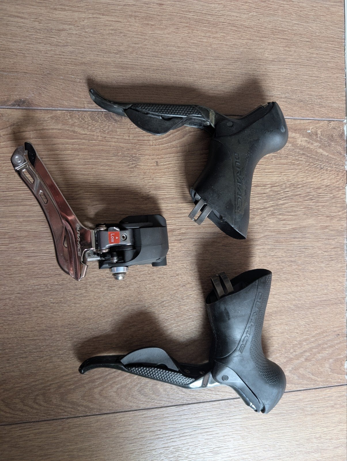 Shimano Dura Ace ed 7970 di2 remgrepen en voorderailleur, Ophalen of Verzenden, Gebruikt, Racefiets, Shimano Dura Ace