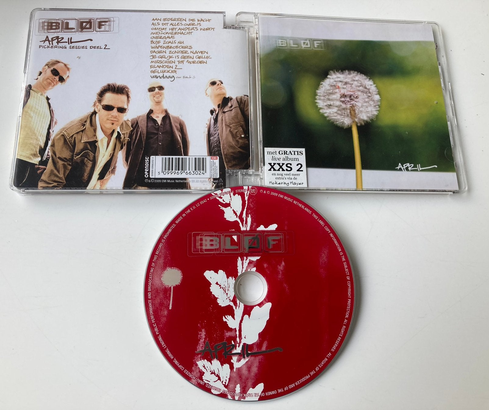 Bløf - April (super jewel case, nieuwstaat), Cd's en Dvd's, Ophalen of Verzenden, Zo goed als nieuw, Levenslied of Smartlap
