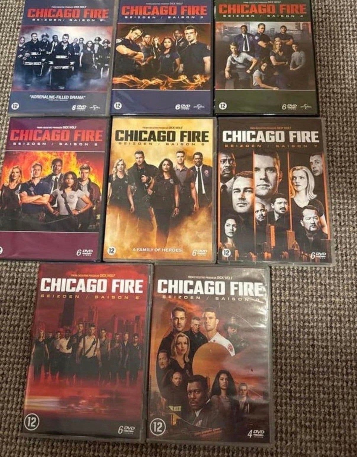 Chicago Fire DVD Boxsets Seizoen 2 t/m 9 - NLO, Cd's en Dvd's, Dvd's | Tv en Series, Engels, Nederlands, Overige genres, Ophalen of Verzenden