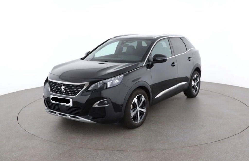 Peugeot 3008 1.6 Turbo GT Line, Zwart, 4 cilinders, Zwart, Leder