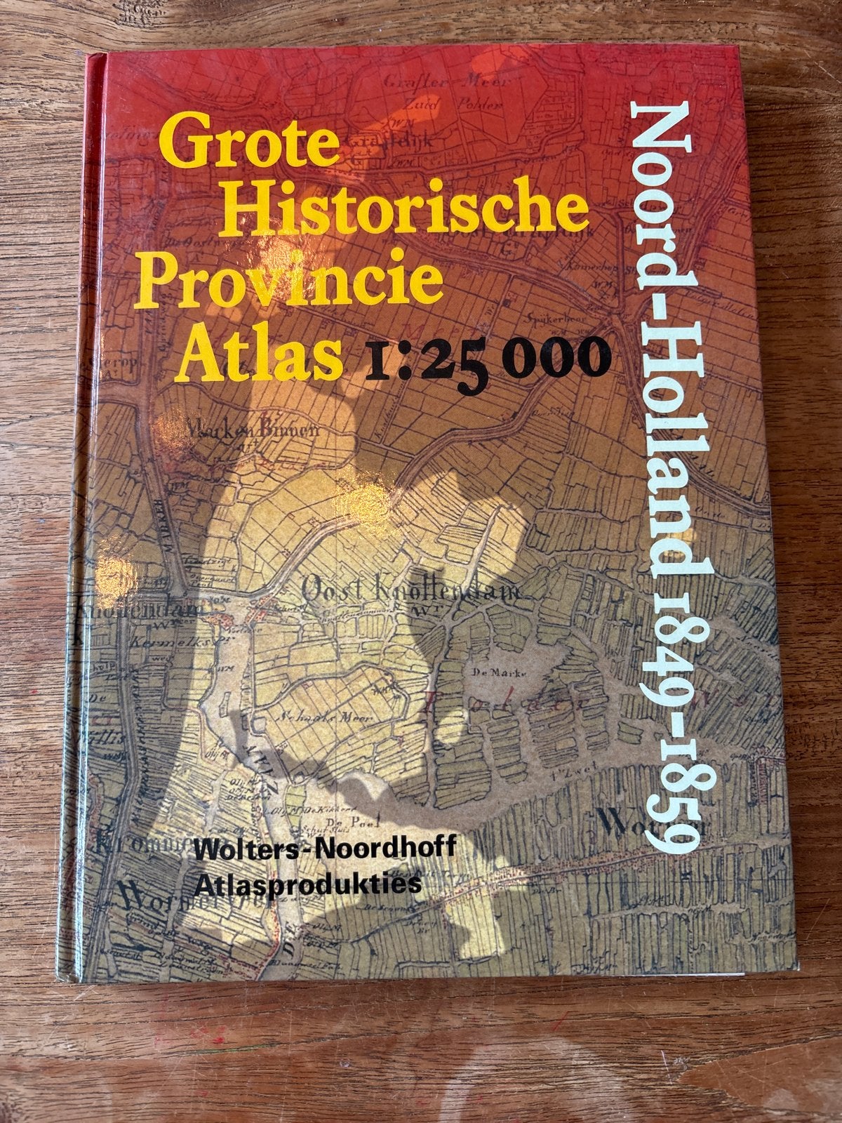 Grote Historische Provincie Atlas Noord-Holland 1849-1859, Boeken, Overige atlassen, Ophalen of Verzenden, Zo goed als nieuw, 1800 tot 2000