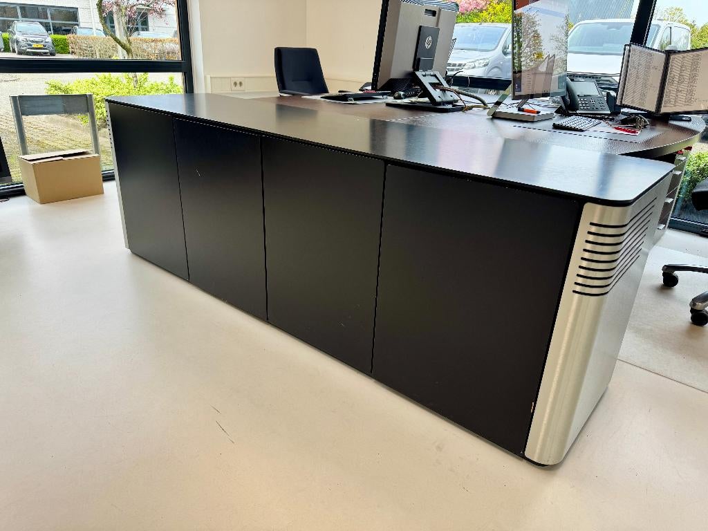 Interstuhl Silver 866S Sideboard kast, 200 cm of meer, Modern, 50 tot 75 cm, Ophalen