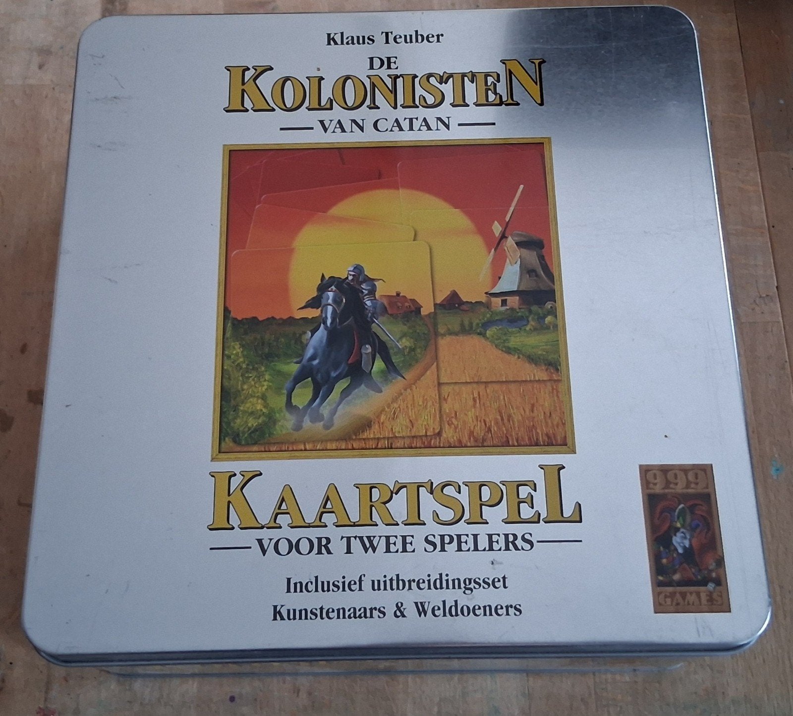 De Kolonisten van Catan Kaartspel + Uitbreidingen, Een of twee spelers, Ophalen of Verzenden, Gebruikt, 999 Games