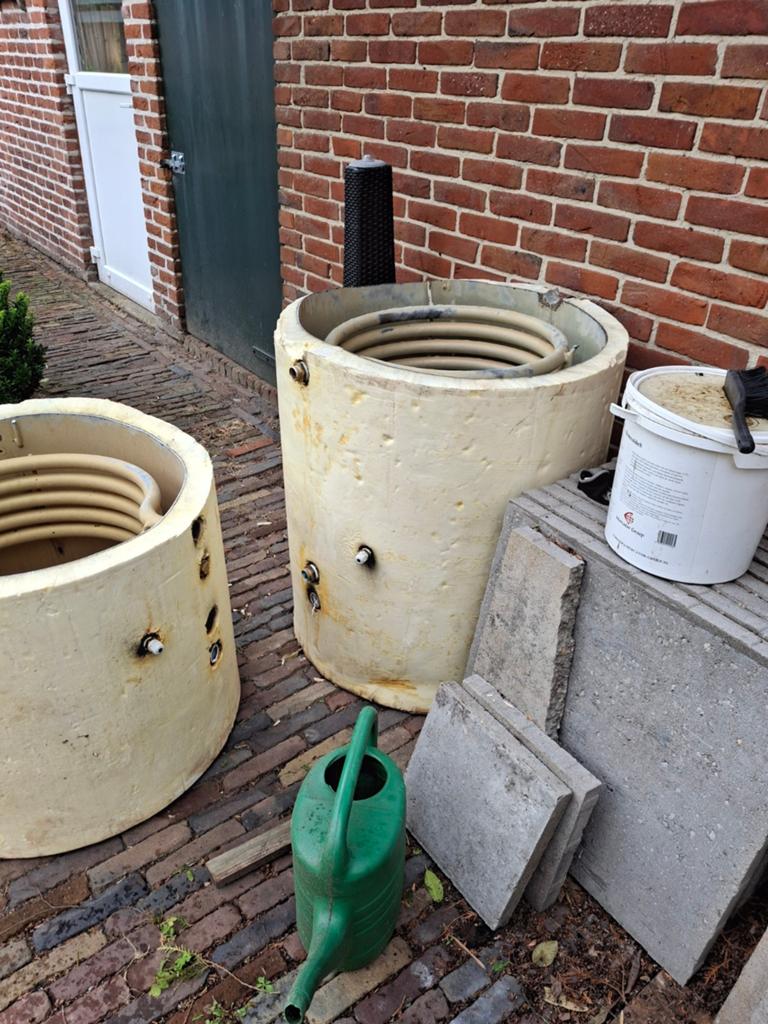Stooktonnen met spiraal voor verwarming, Ophalen of Verzenden