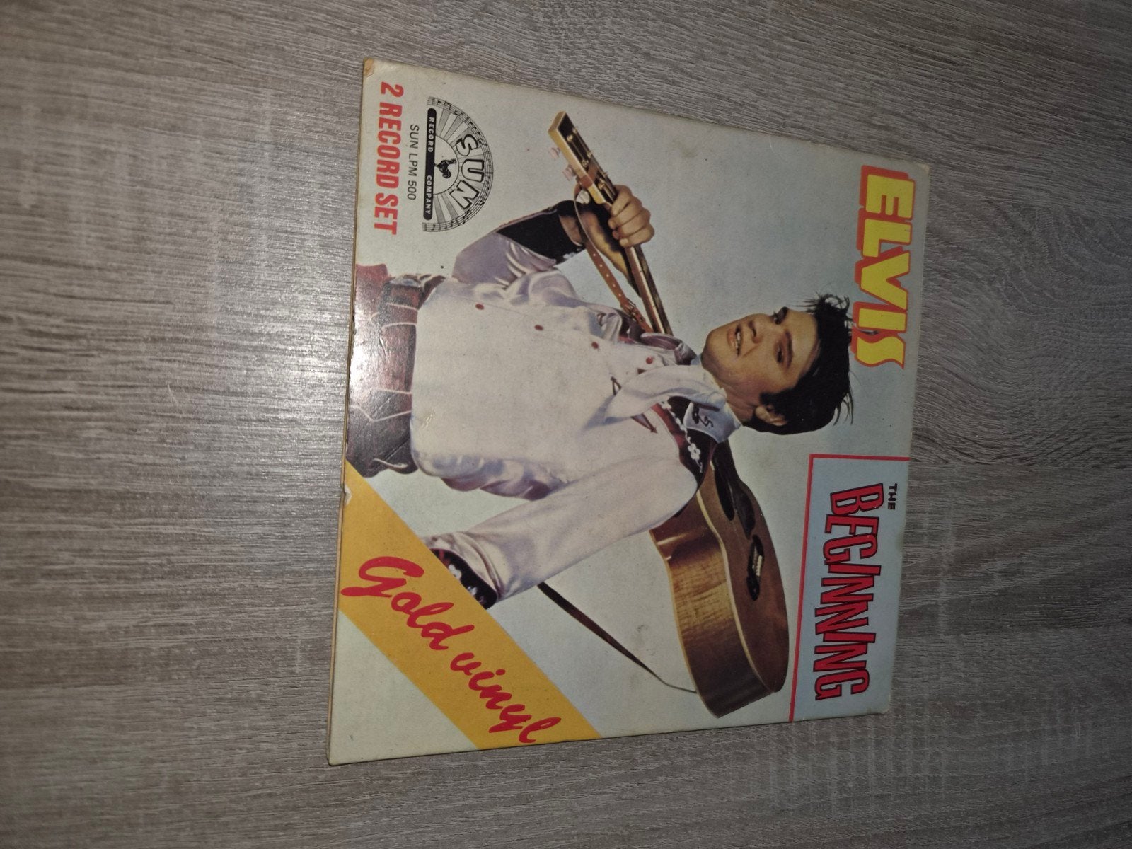 Elvis Presley - The Beginning (Gold Vinyl 2 Record Set), Ophalen, Boxset, Rock, Zo goed als nieuw