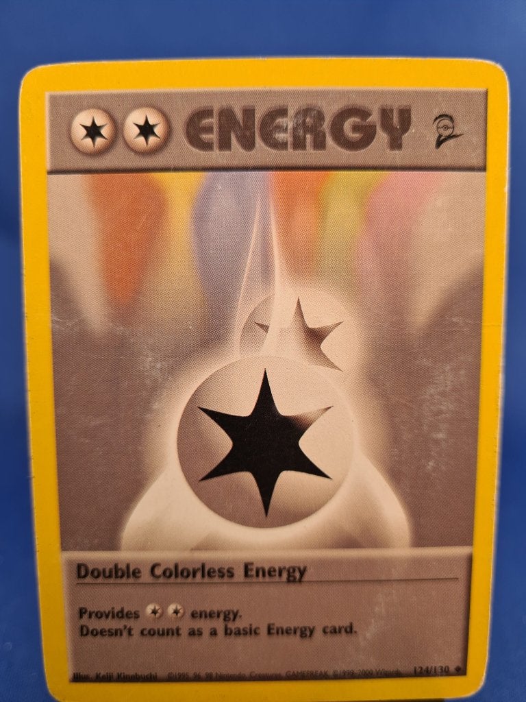 Double Colorless Energy 124/130 - Base Set 2, Verzenden, Gebruikt