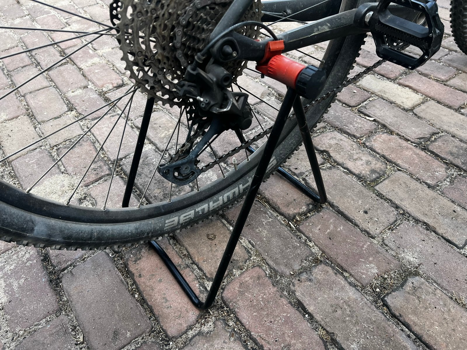 Fietsstandaard voor onderhoud en stalling, Fietsen en Brommers, Ophalen of Verzenden, Gebruikt