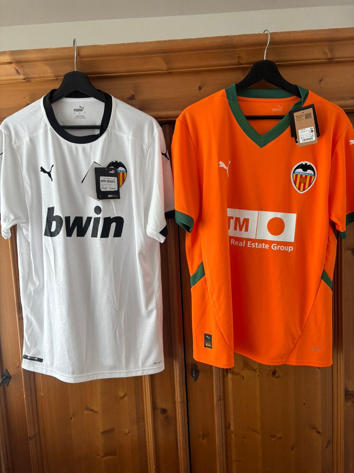 2x valencia shirt puma bnwt L, Ophalen of Verzenden, Nieuw, Buitenlandse clubs, Shirt