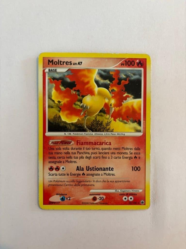 Moltres LV.47 10/100 Majestic Dawn - Italiaans - Foil, Ophalen of Verzenden, Gebruikt, Losse kaart, Foil