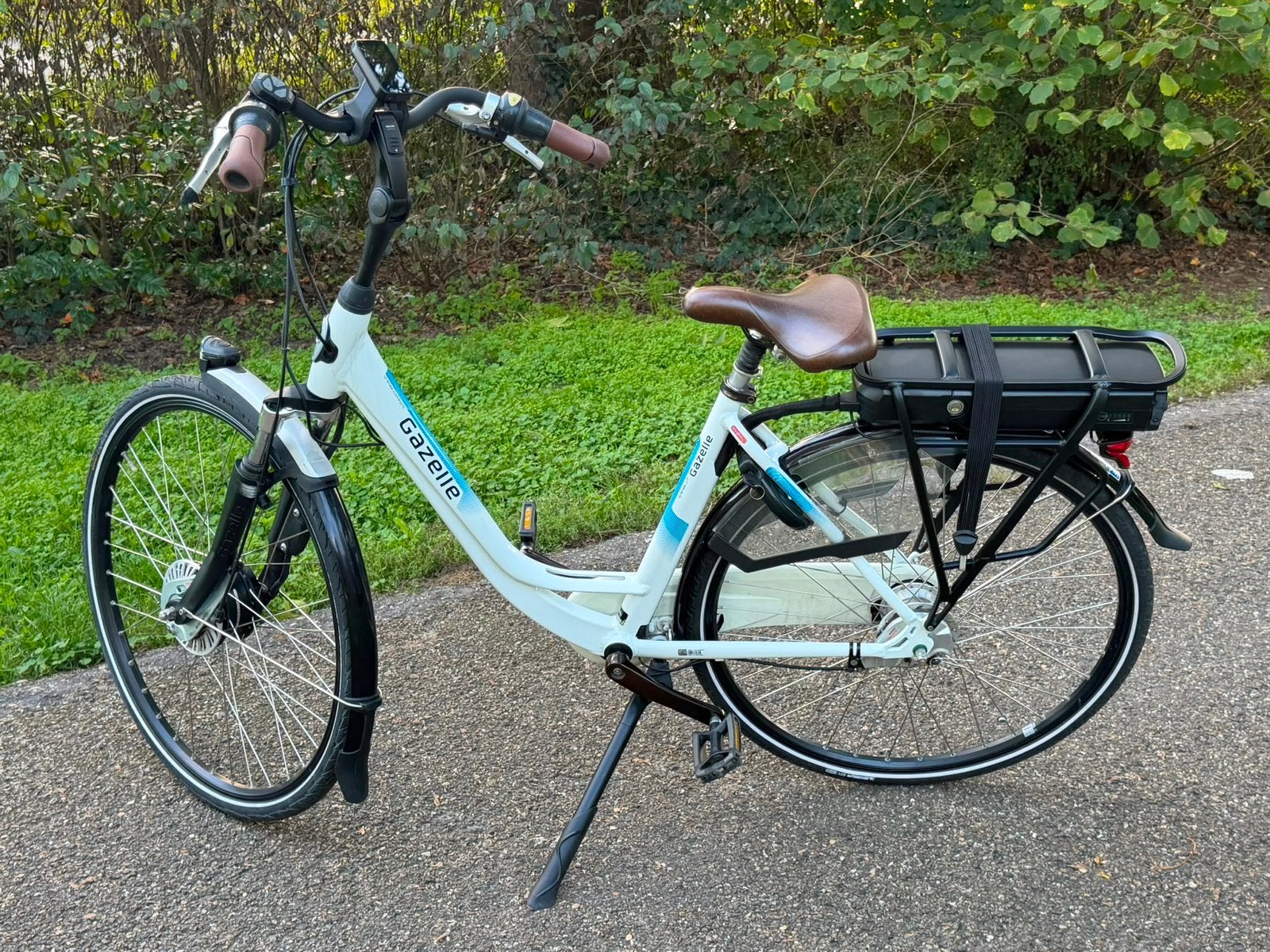 Mooie Gazelle Orange c7+, Ophalen, Zo goed als nieuw, 51 tot 55 cm, 50 km per accu of meer