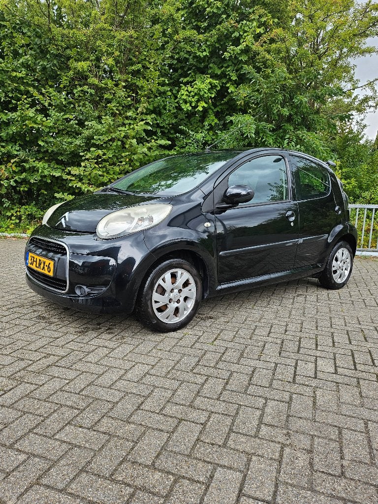 Citroën C1 1.0 5-DRS 2010 Zwart airco, Voorwielaandrijving, 4 stoelen, C1, Origineel Nederlands