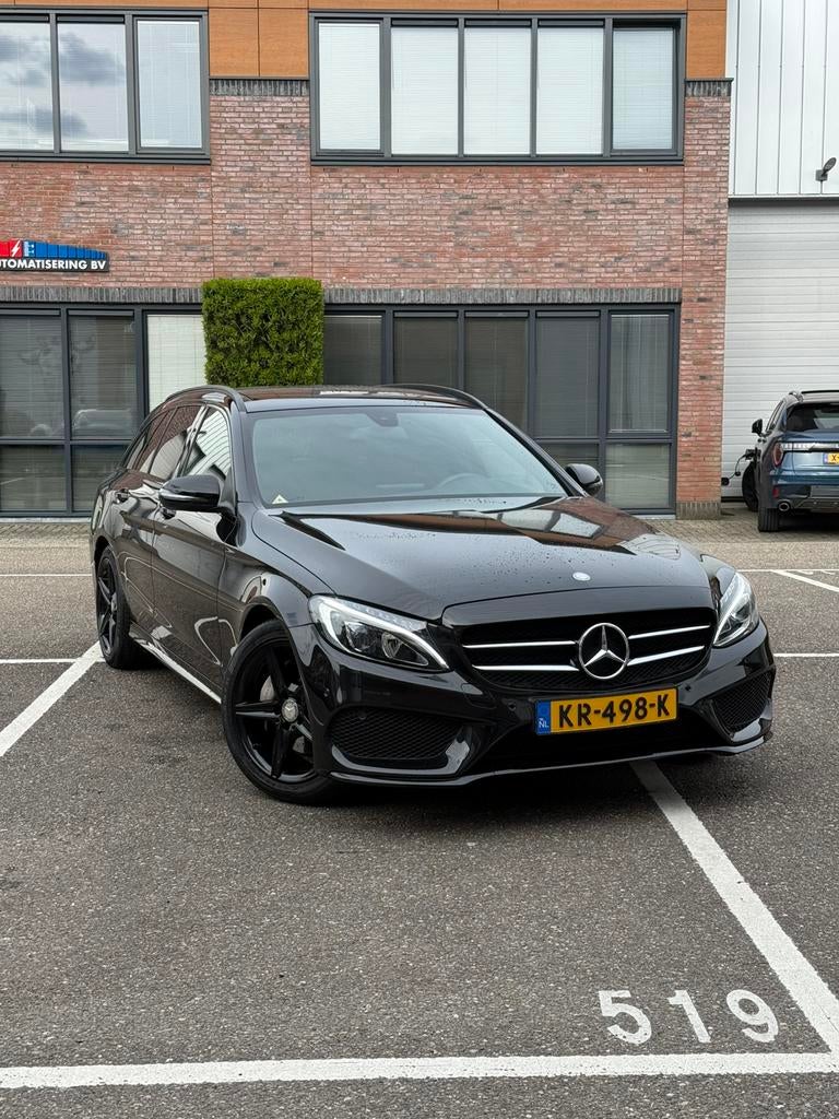 Mercedes-Benz C-Klasse C180 1.6 115KW Aut7 Estate 2016 Zwart, Achterwielaandrijving, 1800 kg, Zwart, 750 kg