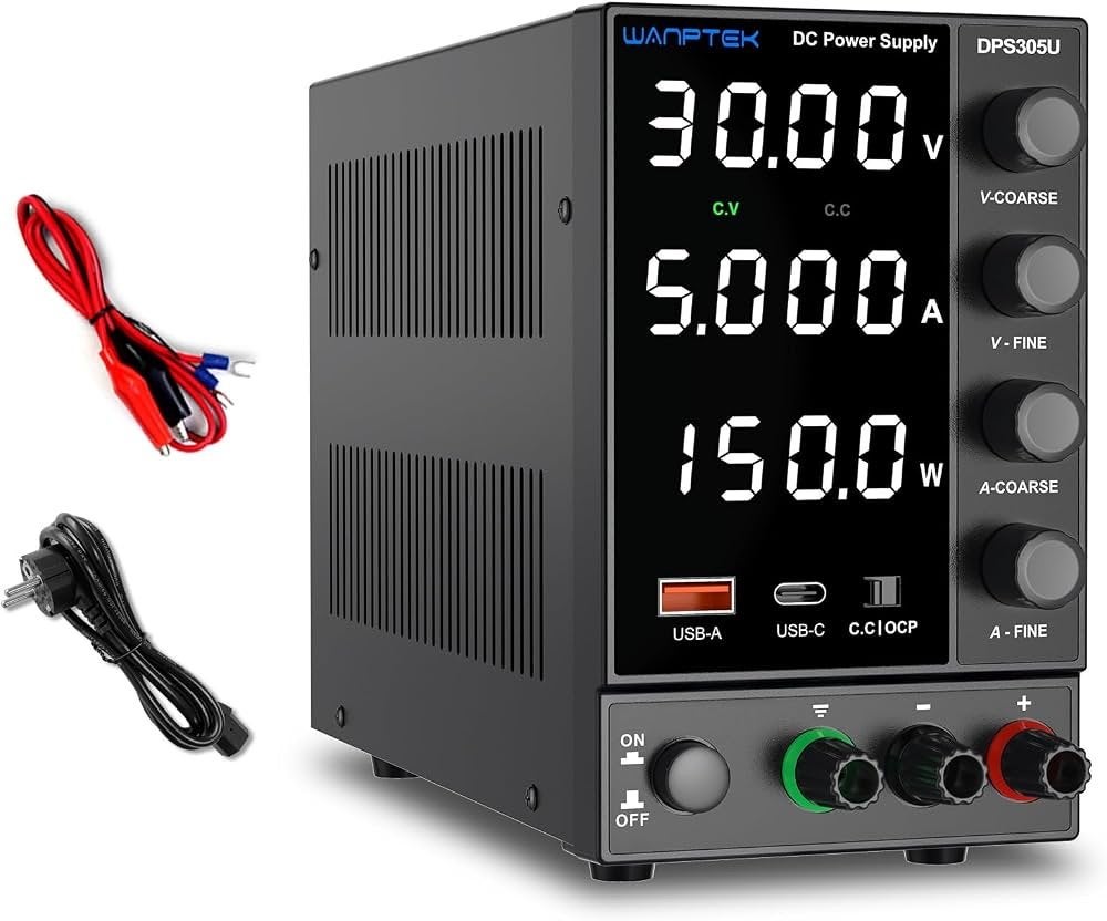 WANPTEK POWER DPS3010U DC Voeding 30V/10A met USB-A/Type-C, Ophalen of Verzenden, Nieuw