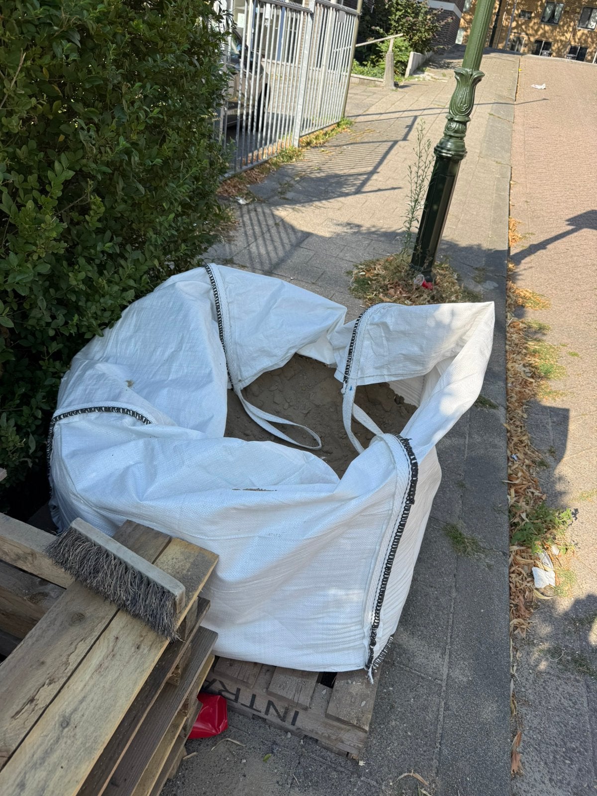 Gratis ophoogzand, Tuin en Terras, Ophalen, Gebruikt, Ophoogzand