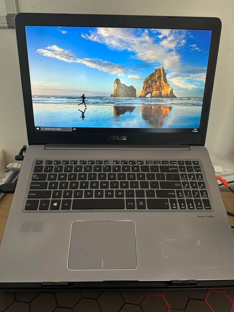 Asus X580VD laptop met NVIDIA GeForce GTX 1050, Met videokaart, 2 tot 3 Ghz, Ophalen of Verzenden, Zo goed als nieuw