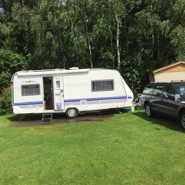 Hobby Excellent de luxe Easy 540 UL met mover en luifel, Rondzit, Hobby, 7 tot 8 meter, Particulier
