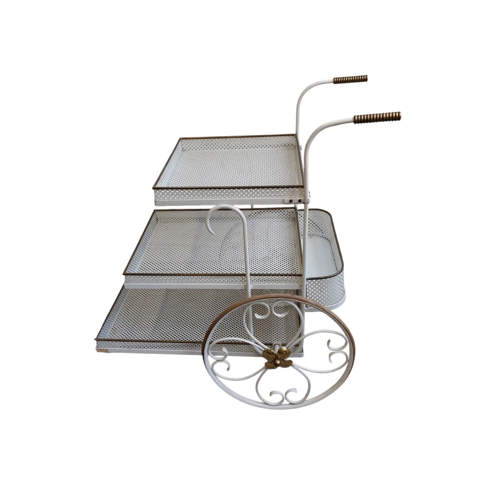 Vintage trolley, Mathieu Mategot stijl, Antiek en Kunst, Ophalen