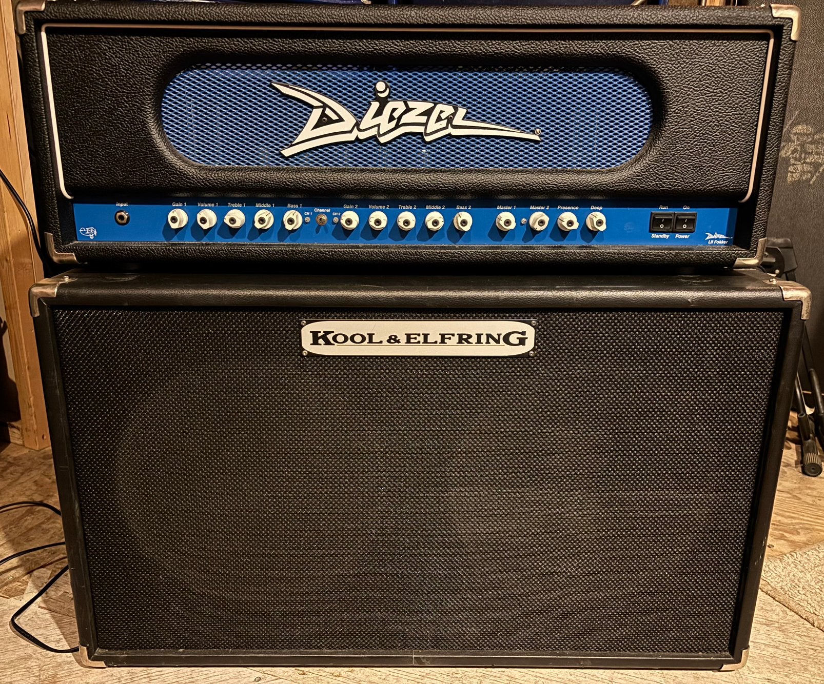 Diezel Lil Fokker, 2 kanaals, 100 watt, KT77, Muziek en Instrumenten, Ophalen, Zo goed als nieuw, 100 watt of meer