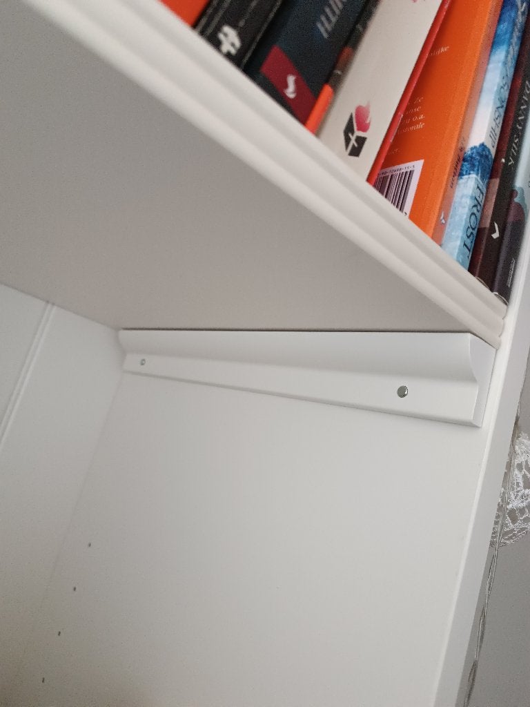LIATORP plank voor boekenkast, Ophalen, Wit, 50 tot 100 cm, Zo goed als nieuw