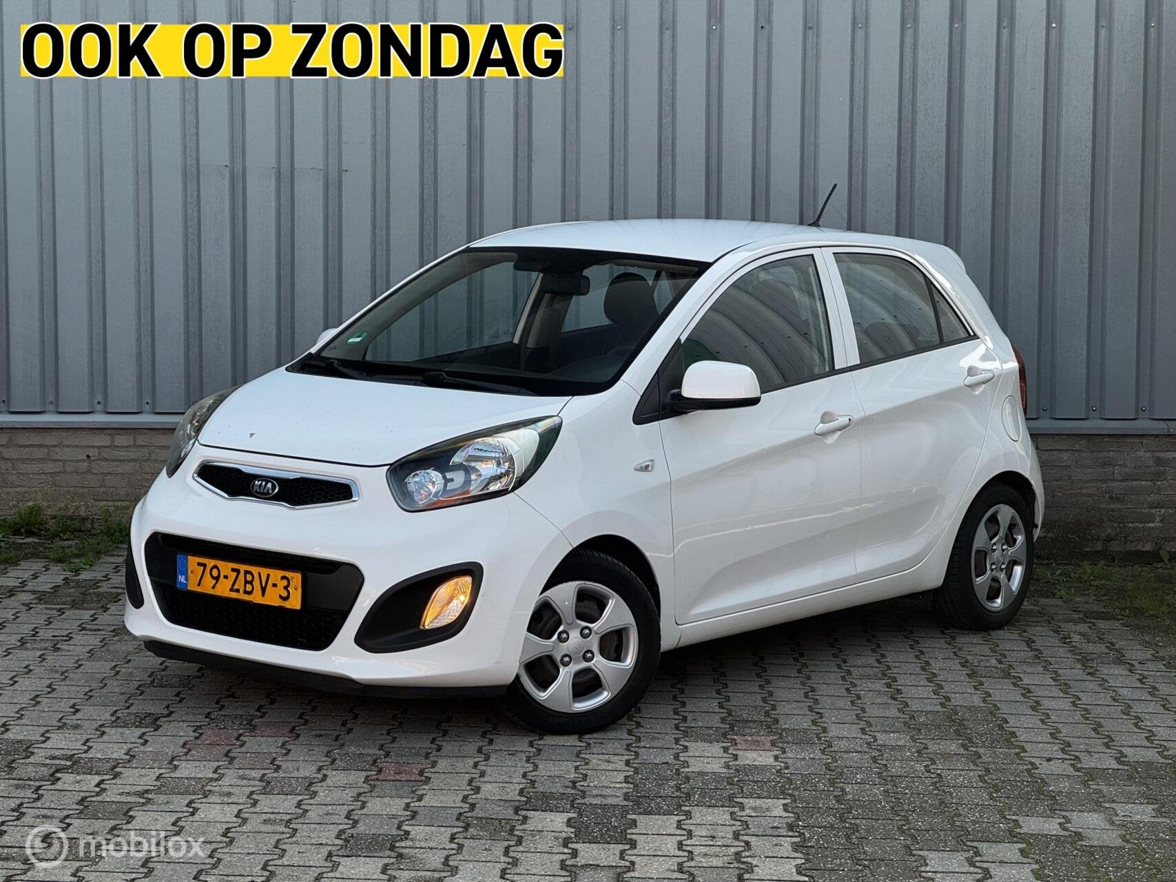Kia Picanto 1.0 CVVT Comfort Pack | Airco | 5Drs, Auto's, Voorwielaandrijving, Euro 5, Zwart, 400 kg
