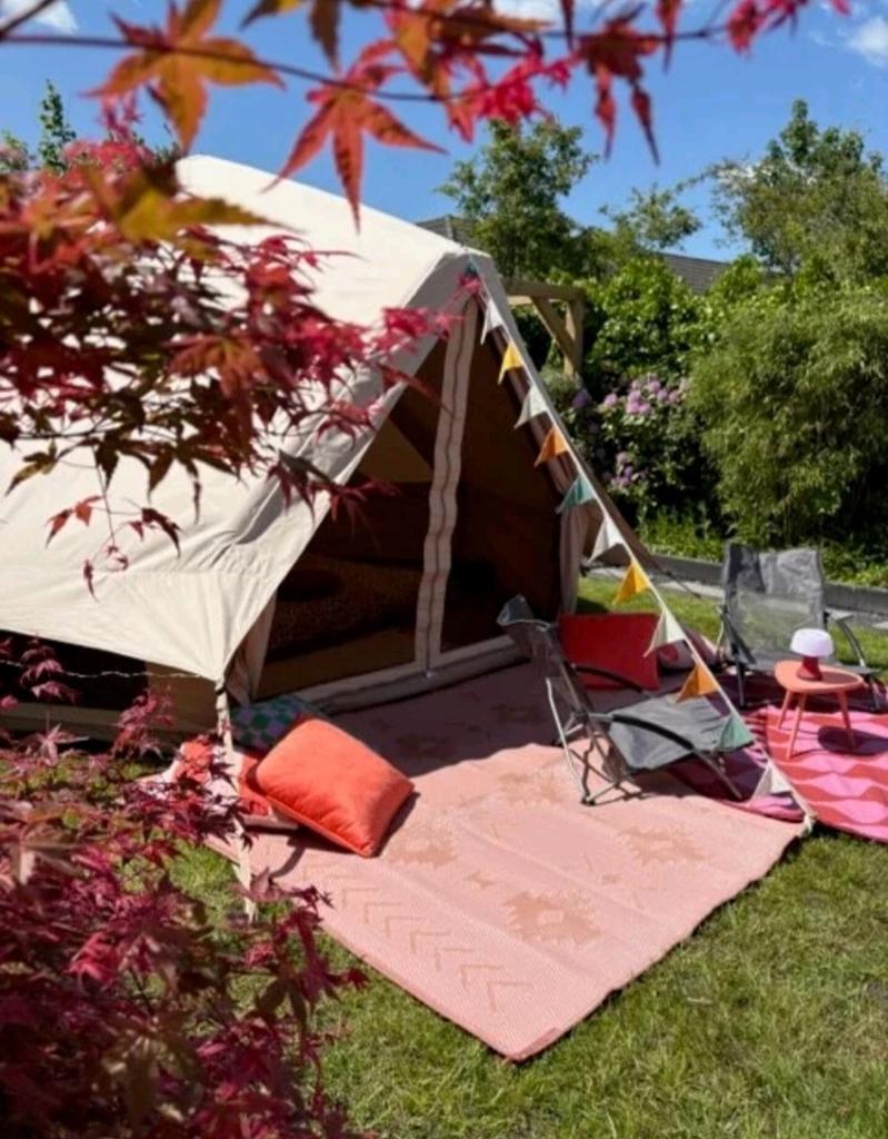 Obelink Easy Air 4-persoonstent - Zo goed als nieuw, Caravans en Kamperen, Ophalen of Verzenden