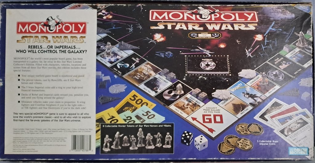 StarWars Monopoly Limited collector edition, Vijf spelers of meer, Ophalen of Verzenden, Zo goed als nieuw, Parker