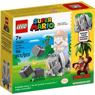Lego Super Mario: 71420 Rambi de Neushoorn, ., Nieuw, Ophalen of Verzenden, .