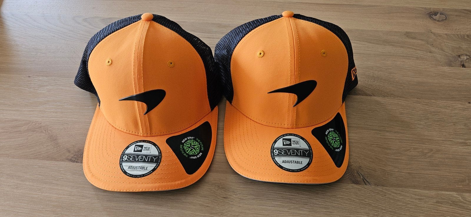 Nieuwe McLaren F1 New Era 9Fifty Snapback Cap - Oranje/Zwart, Nieuw, Pet, New Era, One size fits all