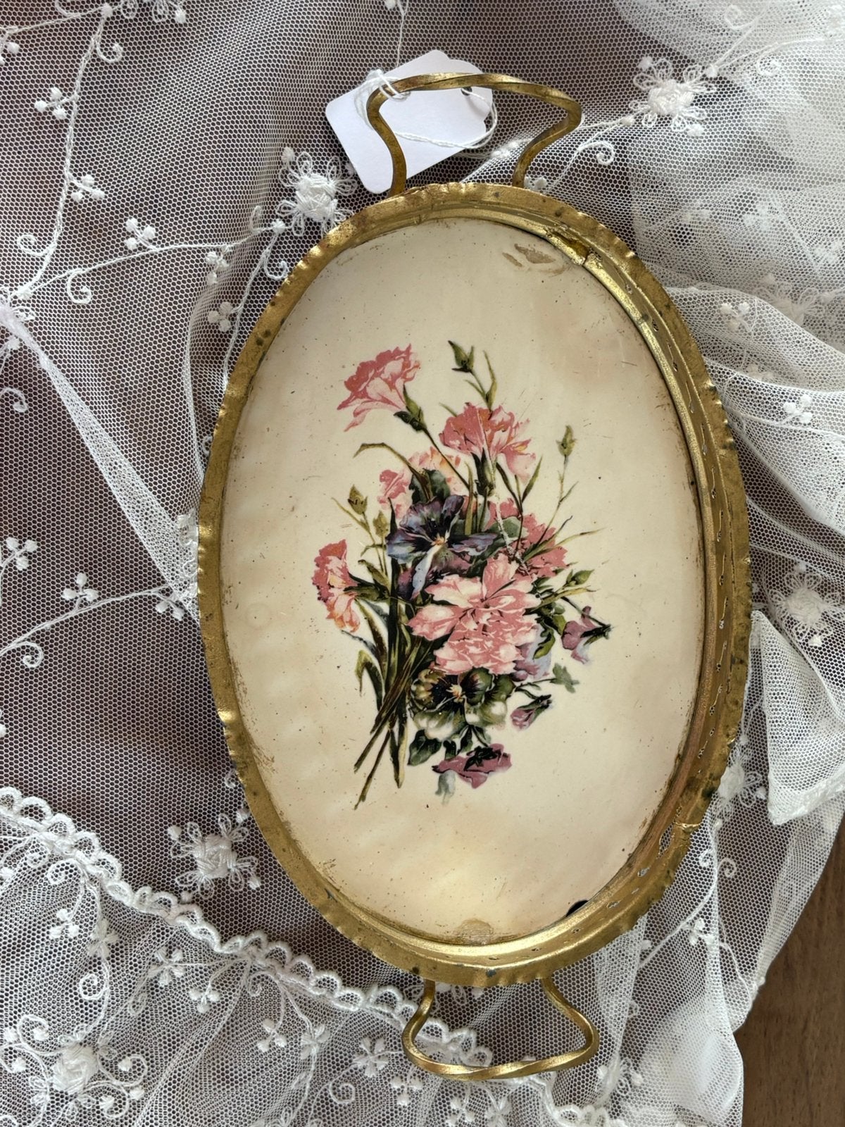 Prachtig  mooi anieke dienblad, Ophalen of Verzenden