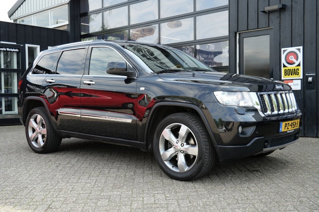 Jeep Grand Cherokee 3.6 Overland | Pano | Trekhaak | Memory, Euro 5, Zwart, Zwart, Bedrijf