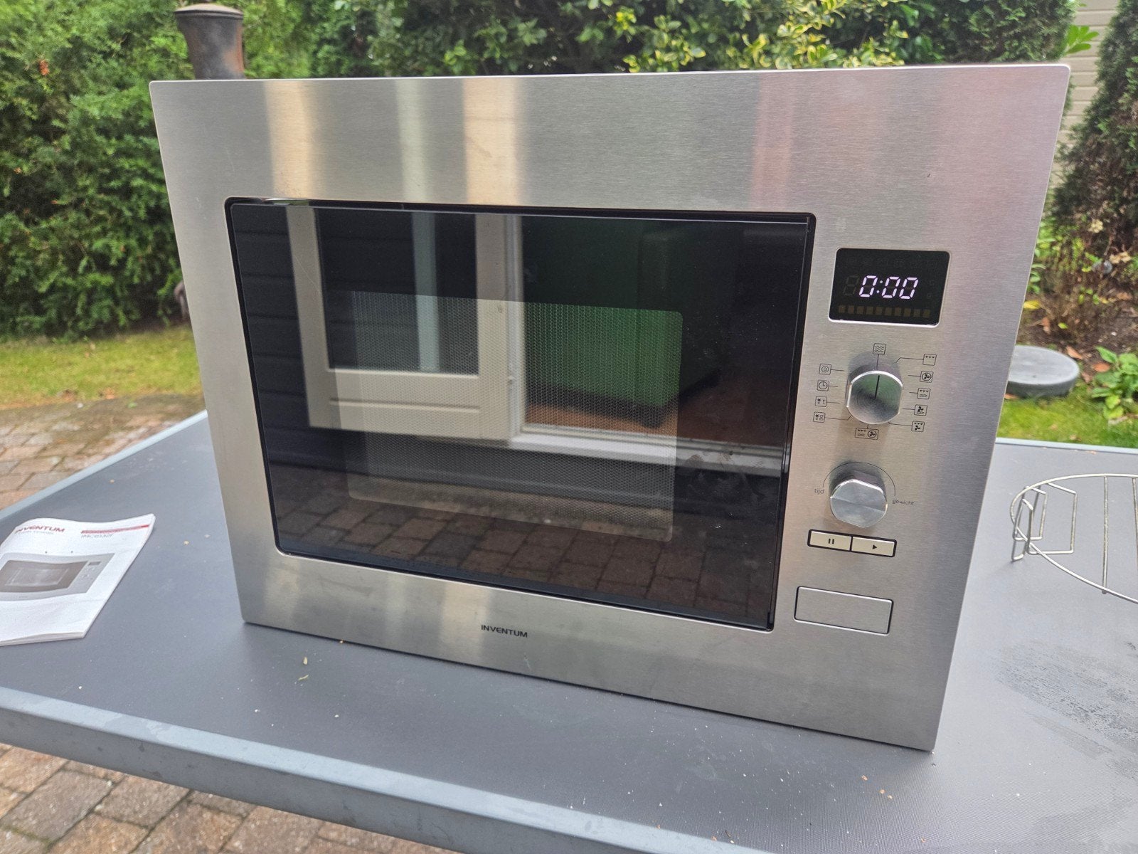Inventum IMC6132F Inbouw Combimagnetron, Witgoed en Apparatuur, Magnetrons, Ophalen, Combimagnetron, Gebruikt, Inbouw