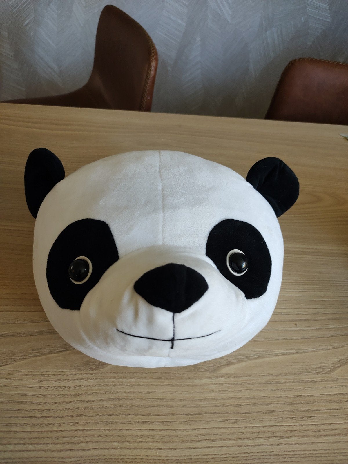 Panda hoofd Knuffel om aan de muur te hangen, Gebruikt, Overige merken, Overige karakters, Overige typen