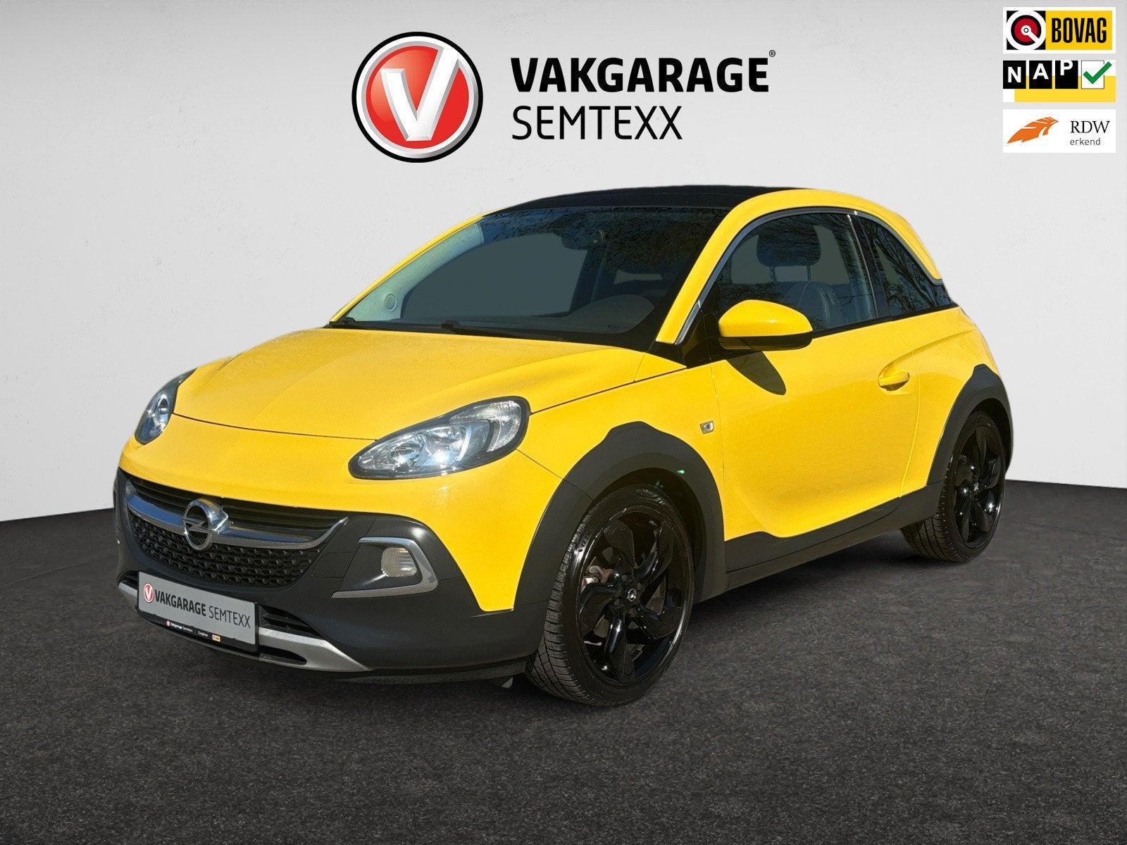Opel ADAM 1.0 Turbo Rocks Cabrio| Org NL | 2de Eig | Clima |, Voorwielaandrijving, 1041 kg, 4 stoelen, Leder en Stof