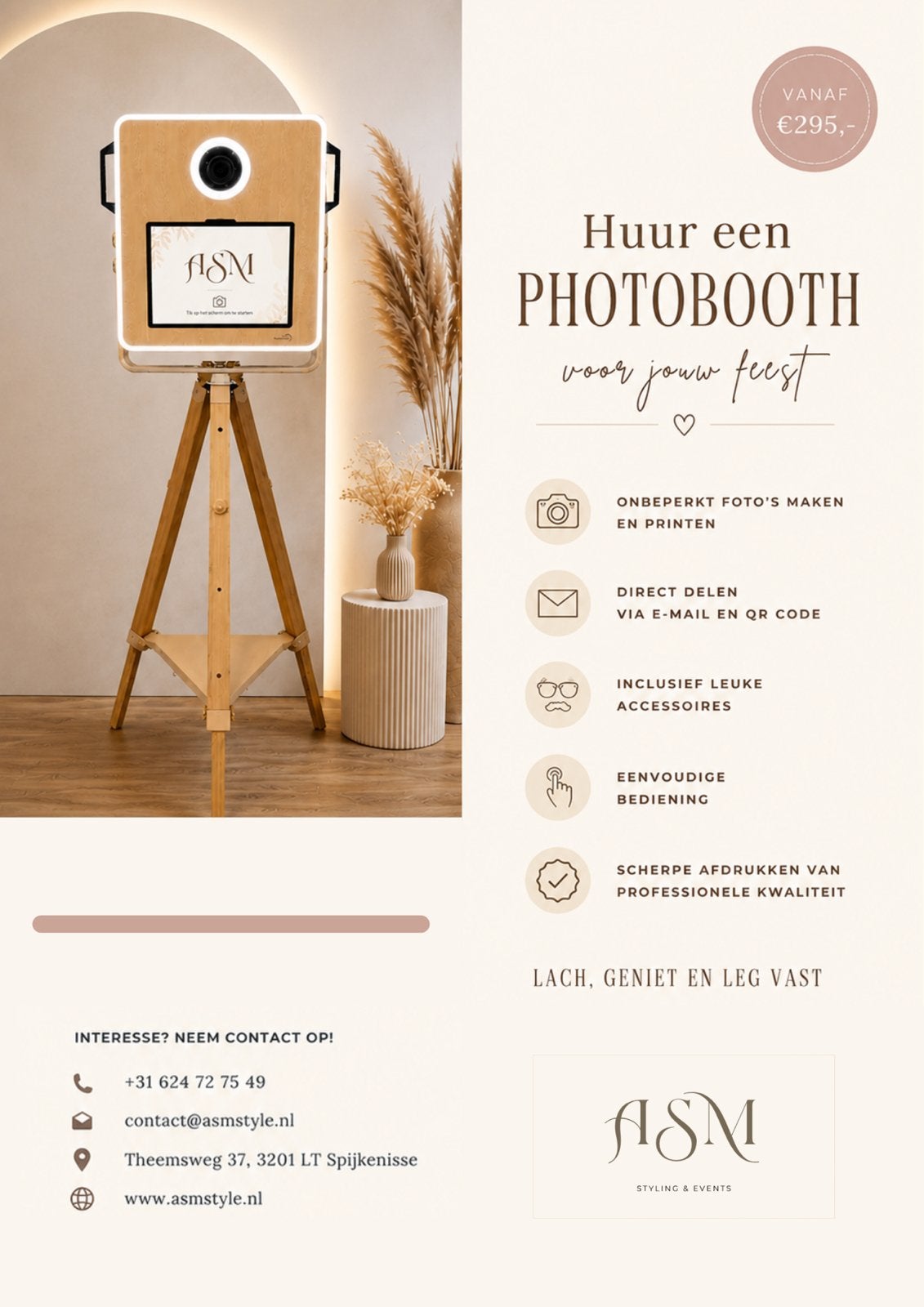 Photobooth huren??, Ophalen of Verzenden, Nieuw