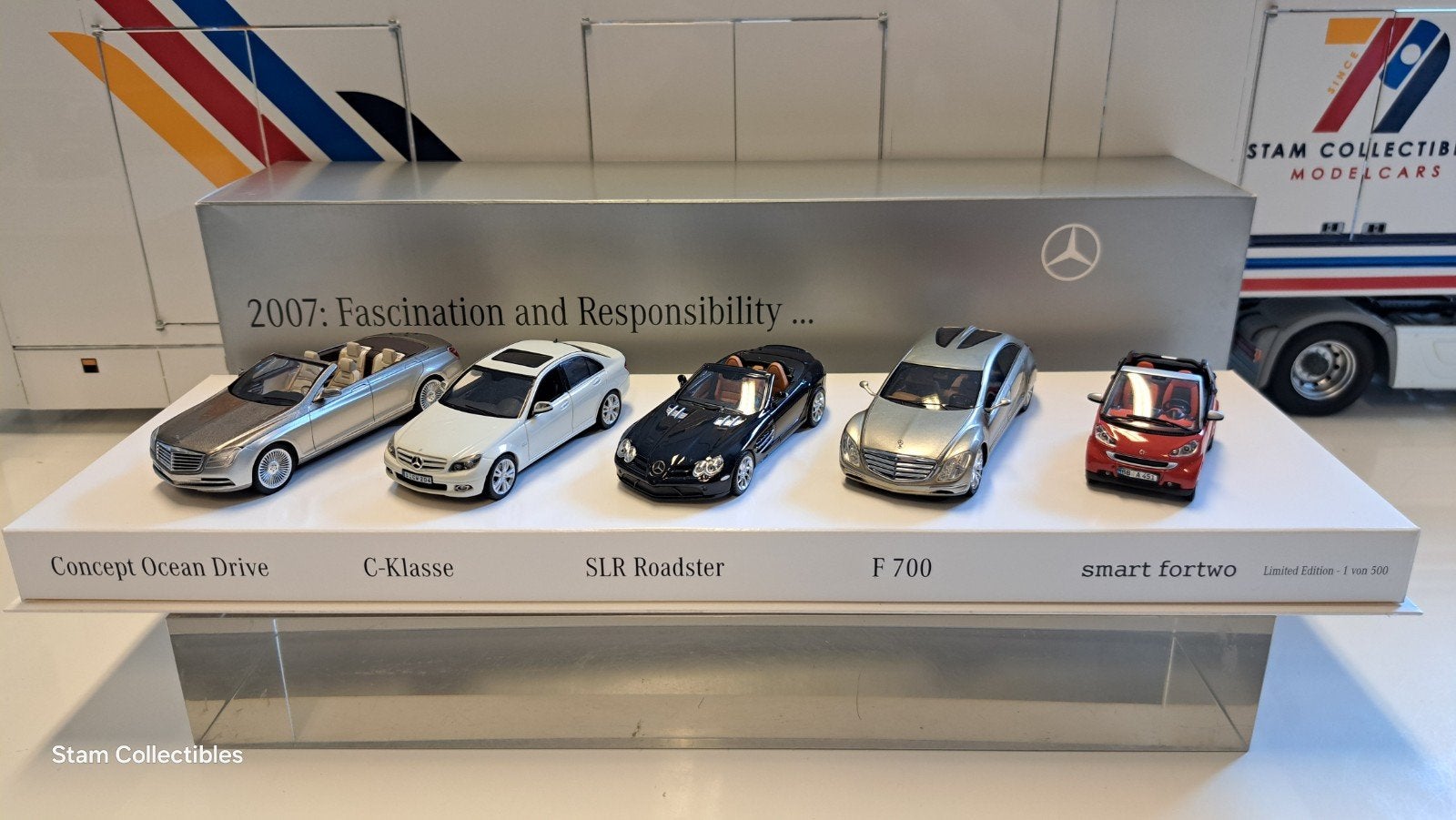 Spark/Minichamps Mercedes-Benz Presseset Faszination - 2007, Auto, Ophalen of Verzenden, Zo goed als nieuw, MiniChamps