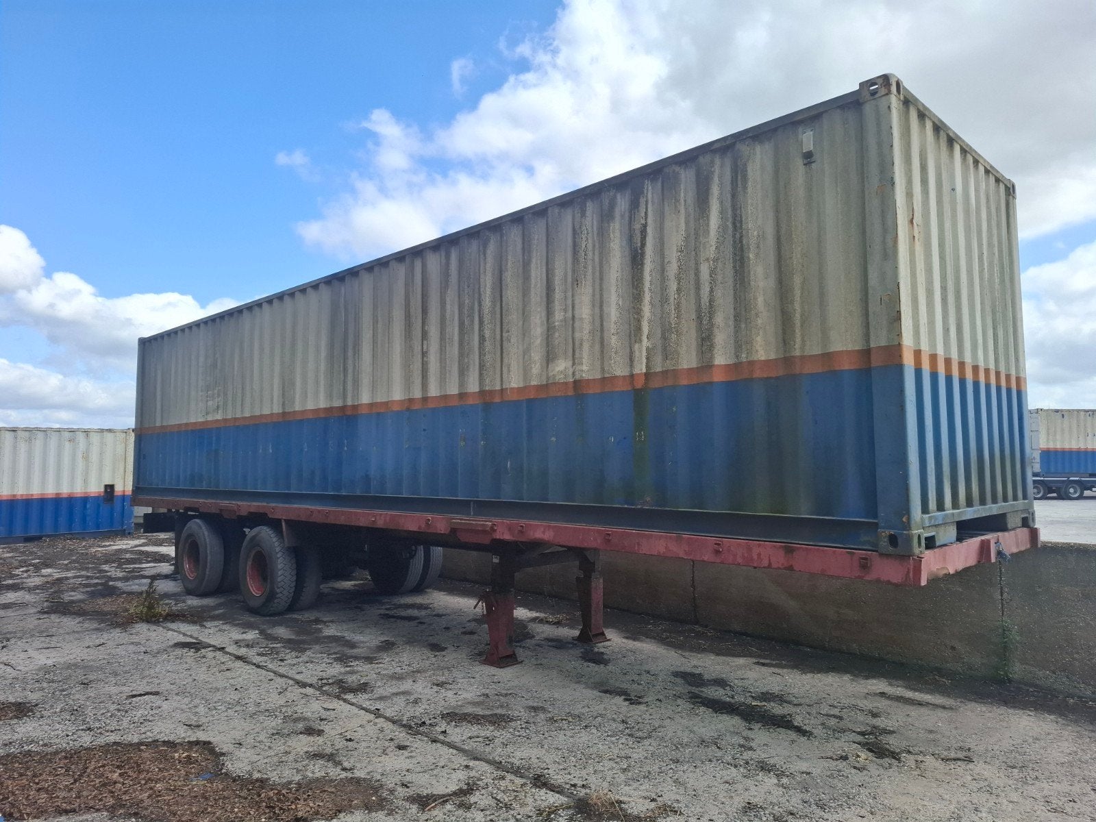 1x 20f container 1x 40f container zeecontainer, Ophalen of Verzenden
