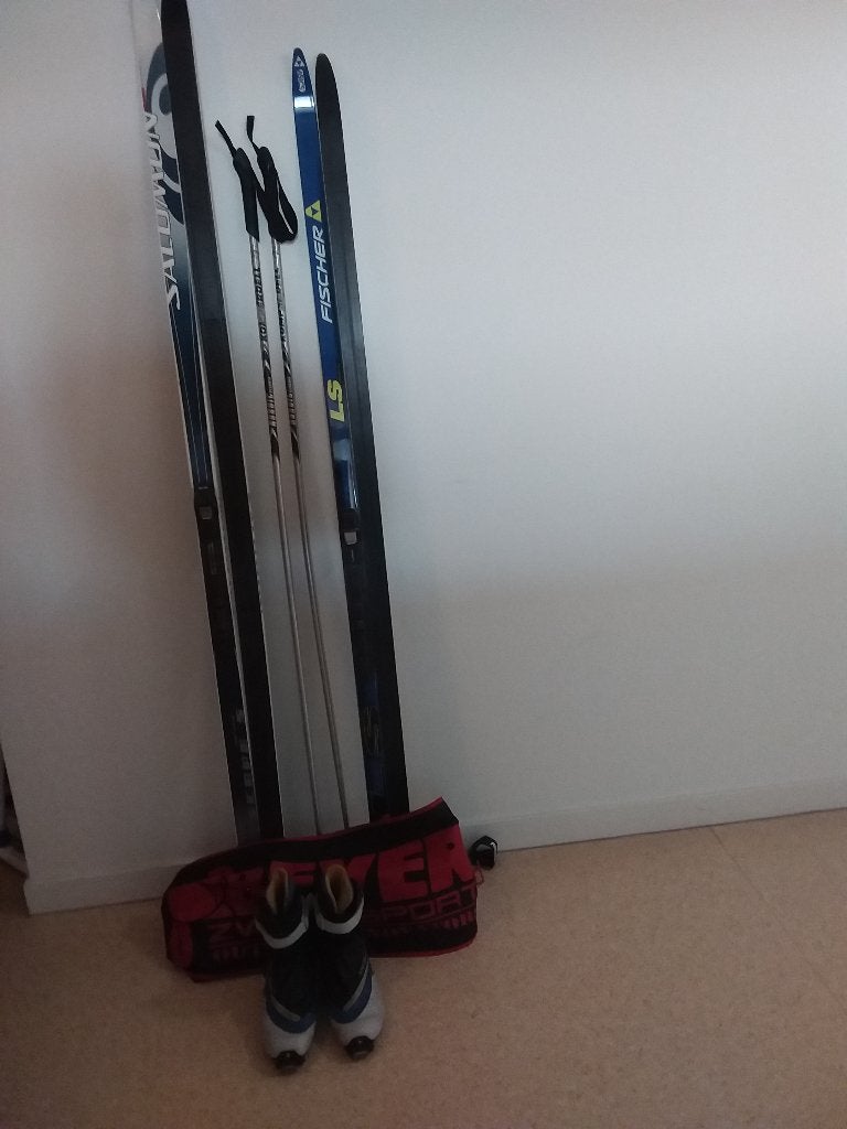 Langlauf+ Skate ski's, Ophalen, Salomon, Ski's, Gebruikt