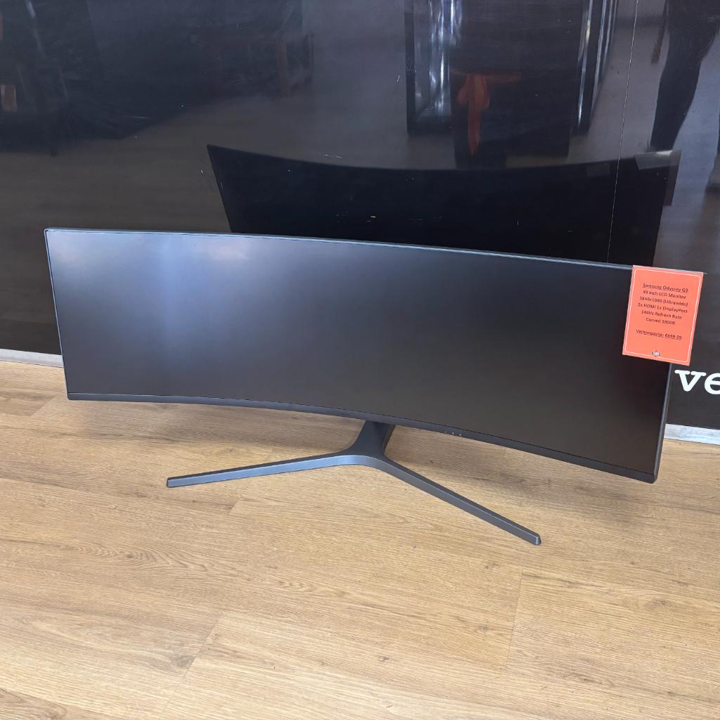 Samsung Odyssey G9 C49JG90DMR Curved Monitor |, Computers en Software, Monitoren, Ophalen, 101 t/m 150 Hz, Toulonselaan 72, Minder dan 1 ms