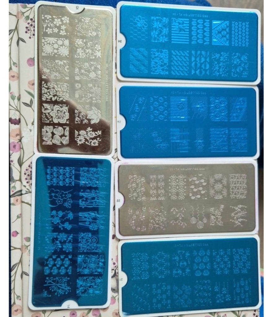 Diverse Moyou stempelplaten, Ophalen of Verzenden, Nieuw, Overige kleuren, Handen en Nagels