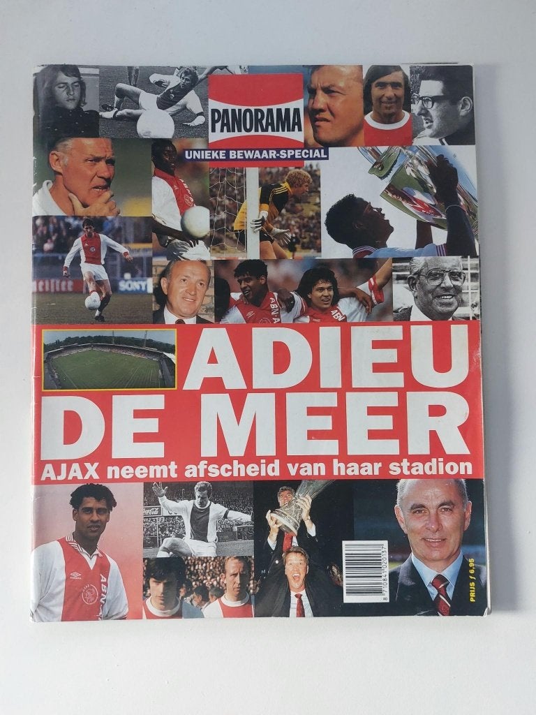 Panorama special Adieu de Meer - Ajax, Verzamelen, Sportartikelen en Voetbal, Ophalen of Verzenden, Gebruikt, Ajax, Boek of Tijdschrift