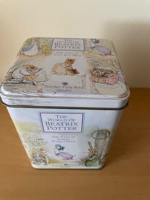 Beatrix Potter Blik Blikje Konijn Peter Rabbit Muis, Egel, Verzamelen, Ophalen of Verzenden, Nieuw, Dier