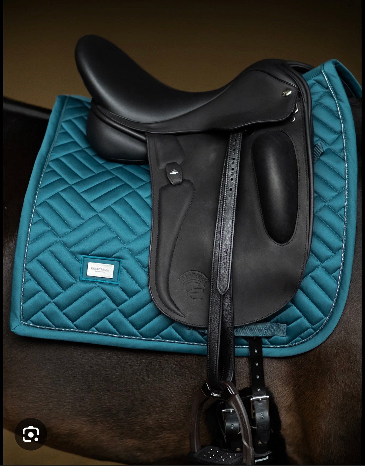 Equestrian stockholm teal blue set, Ophalen of Verzenden, Zo goed als nieuw