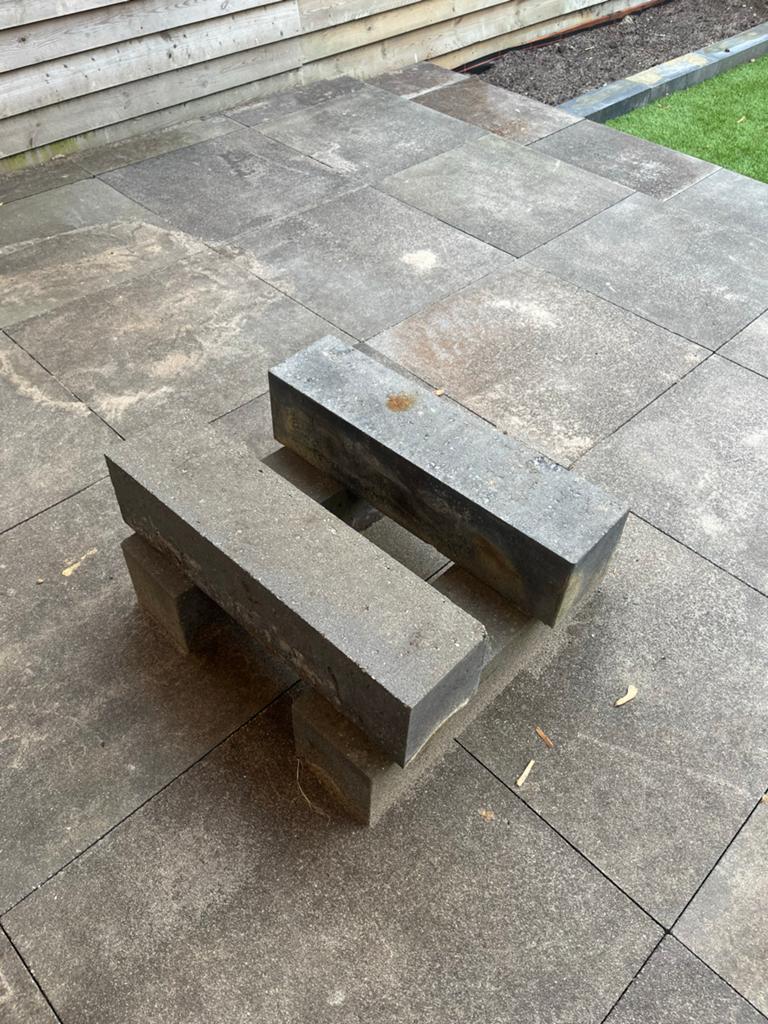 18x Stapelblok 60x15x15cm, Tuin en Terras, Ophalen, Minder dan 100 cm, Minder dan 25 cm